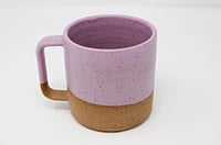 Image 3 of Classic 3/4 Dip Mug - Orchid, Speckled Clay