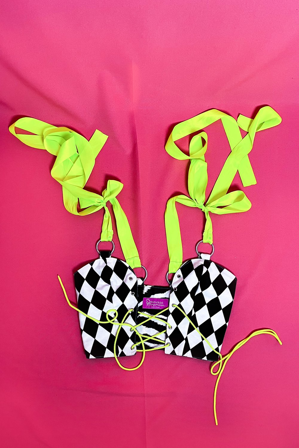 Image of Checkered Corset