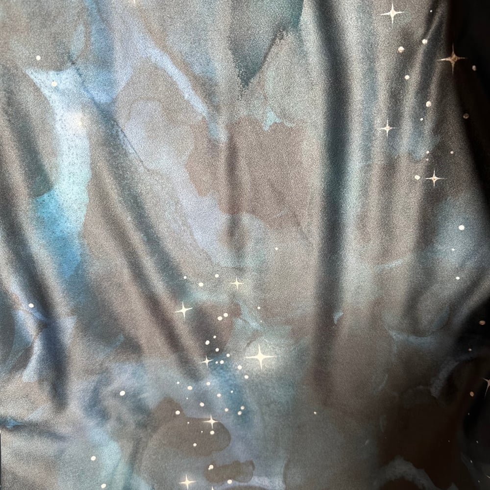 Image of Blue Starry Space Velvet for Board Making