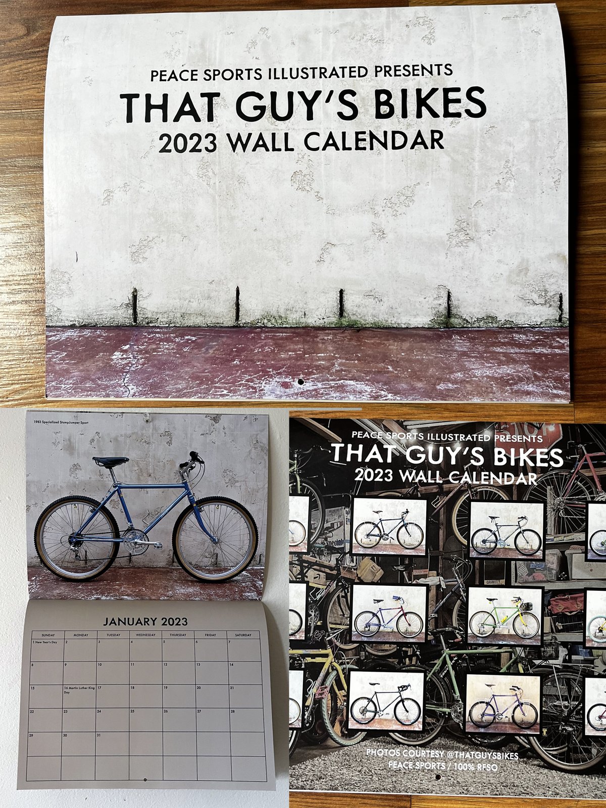 Image of PSI That Guy's Bikes 2023 Wall Calendar