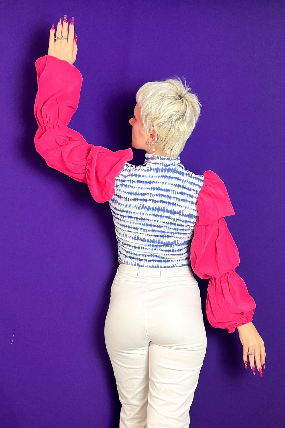 Image of Bubble Sleeve Top N°3