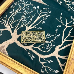 Black Family Tree Tapestry Velvet for Board Making