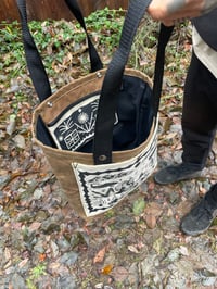 Image 3 of Deluxe waxed canvas mosquito tote