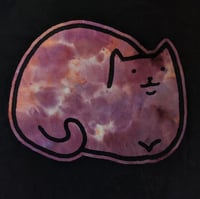 Image 2 of Ice Dyed Loaf Cat T-shirt - Adult and Youth