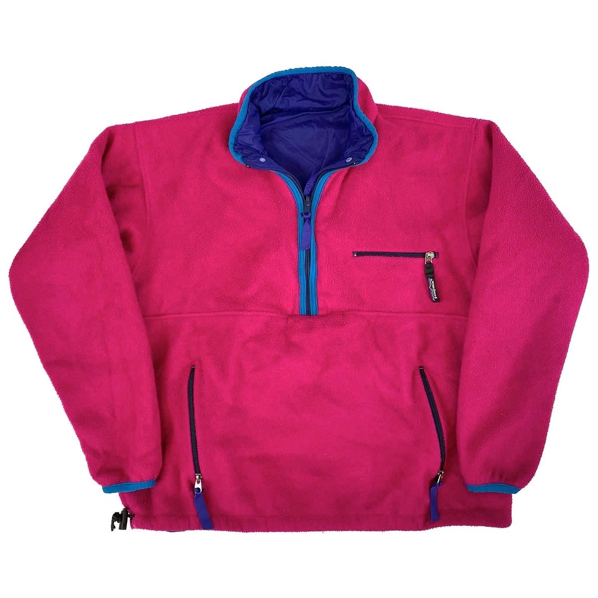 Vintage Patagonia Glissade Pullover - Pink & Blue | WAY OUT CACHE