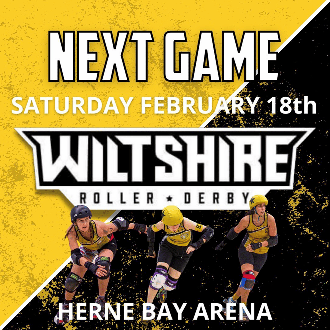 Image of NOW ON THE DOOR ONLY - Kent Roller Derby v Wiltshire Roller Derby