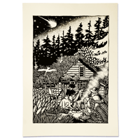 Affiche Quitter la Baie “Banjo Shelter” (ivoire) *plus que 2!*