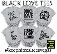 Image 1 of BLACK LOVE TEES