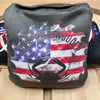 USA Flag - Eagle - Black