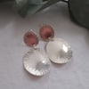 Boucles d’oreilles AKENE doubles - Argent