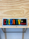 “COLOR TV By RCA” Hand-Painted Replica (ONLY 1 IN STOCK)