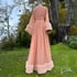 Dusty Peach "Rita" Sheer Dressing Gown  Image 2