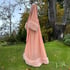 Dusty Peach "Rita" Sheer Dressing Gown  Image 3