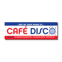 Cafe Disco Sticker
