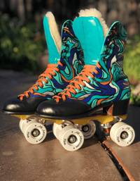 Image 1 of *Commission -Custom Paint Roller Skates *DM me today!