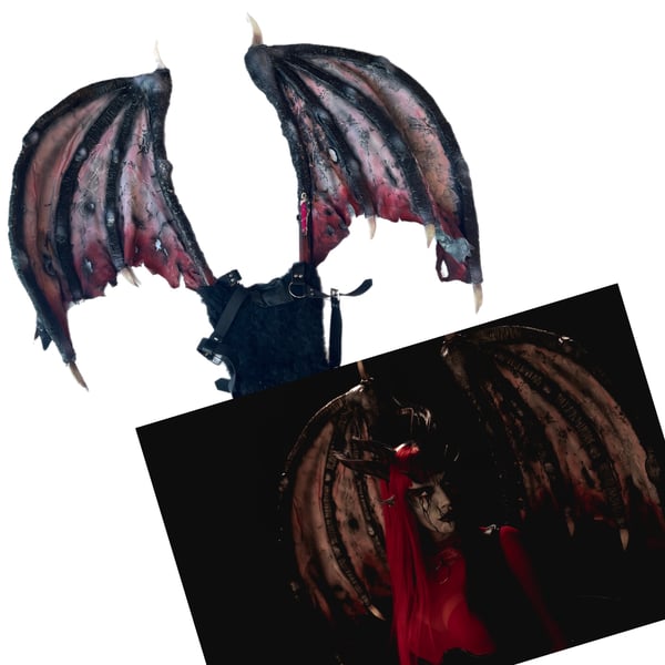 Image of demon wings from HURTS LIKE HELL