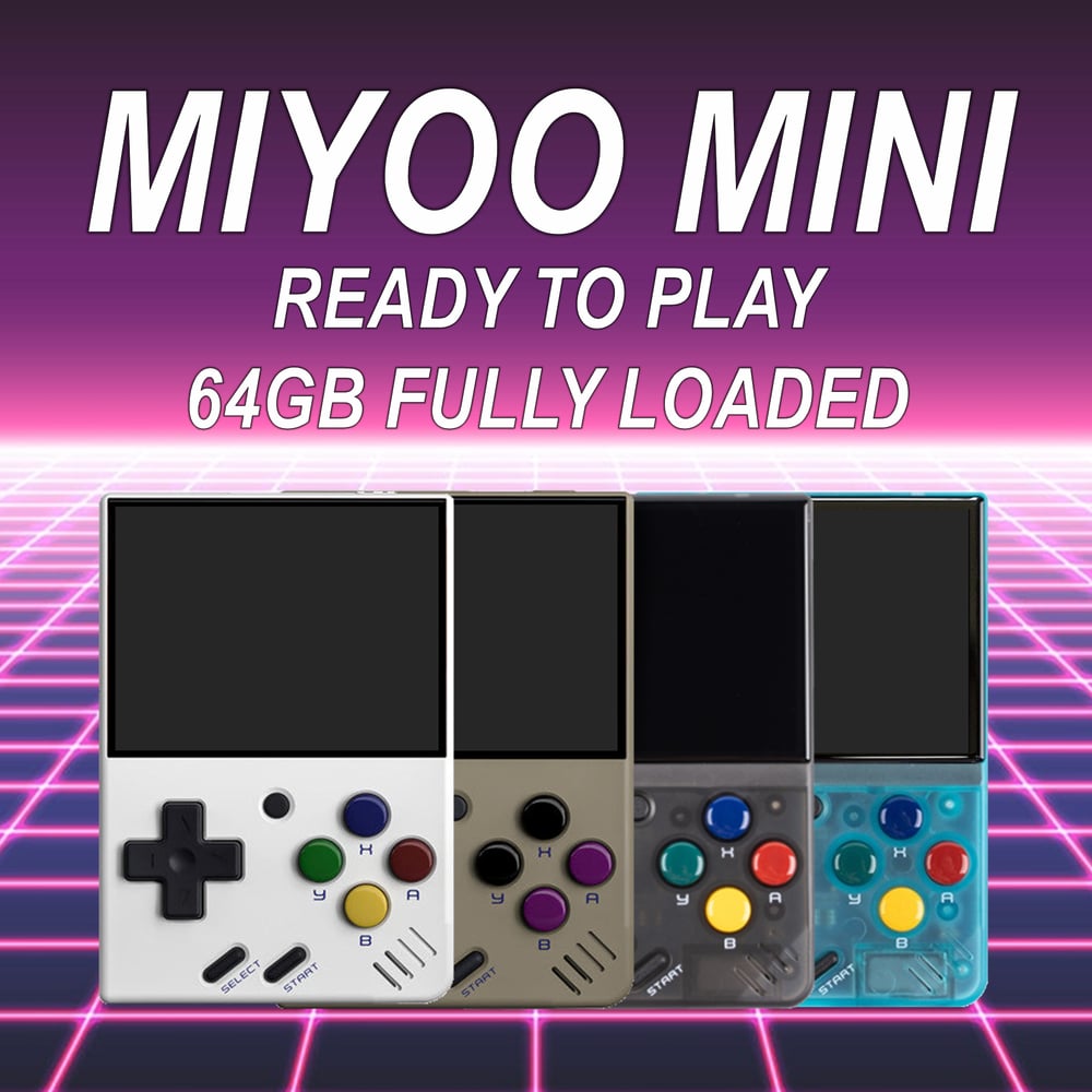 Miyoo Mini Handheld Console 64GB Ready to Play + Fully Loaded