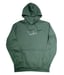Image of DOMEstics Scribble Embroidered Hoodie (Olive Green)