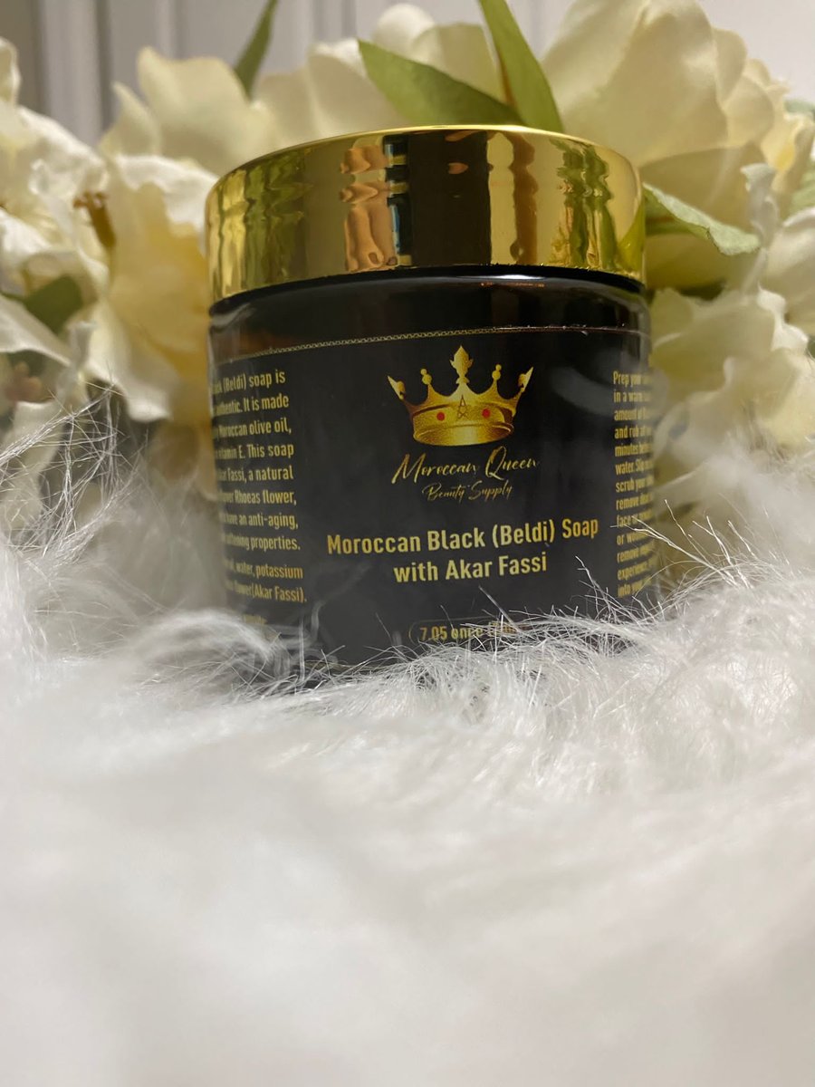 Image of Moroccan Black Soap (Beldi)  with Akar Fassi