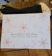 Image 1 of Sparkling Pink Snowflakes