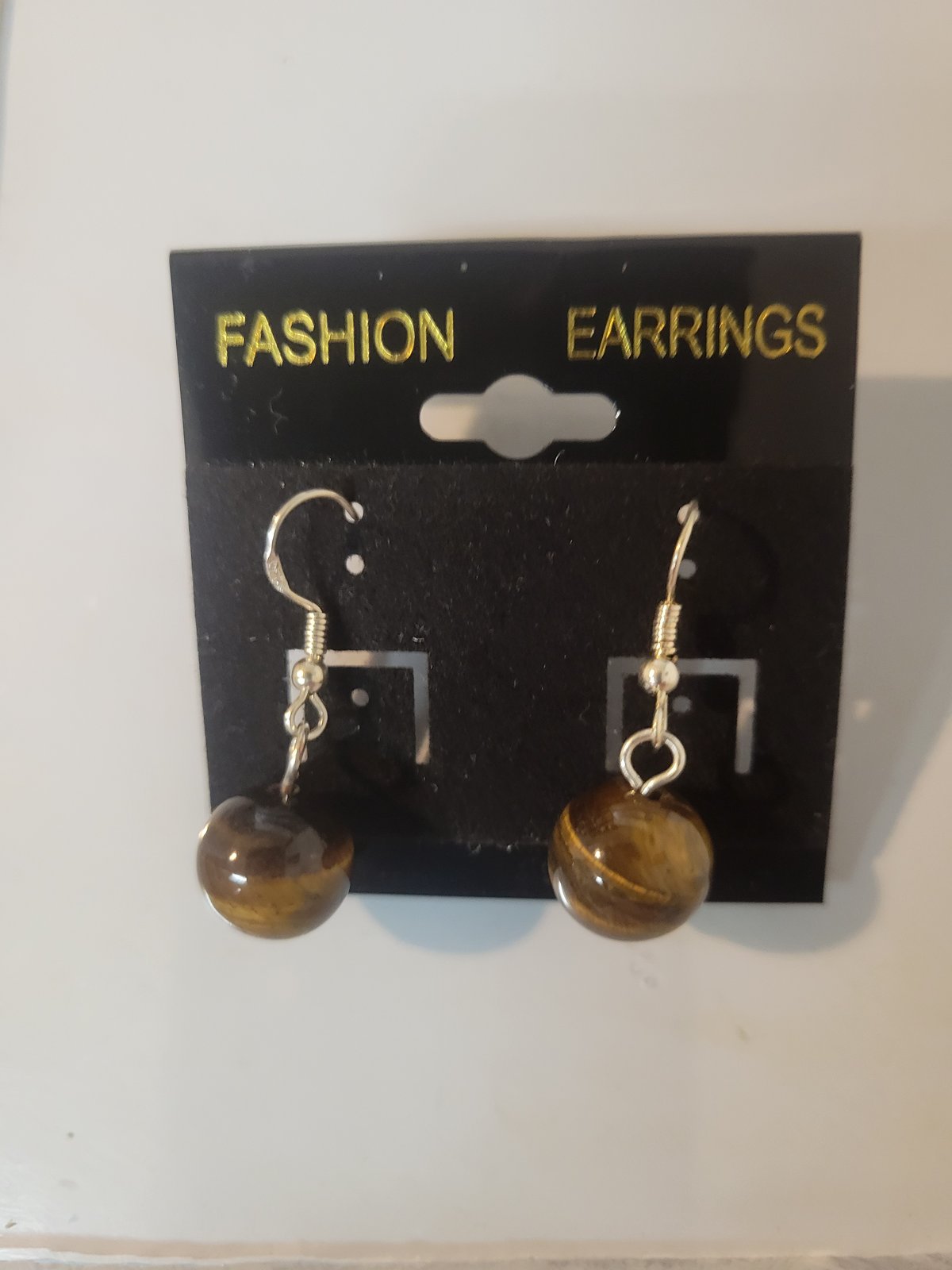 Image of Tiger-Eye Earring 