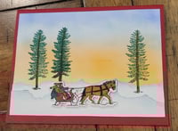 Image 1 of Sleigh Riding Scene
