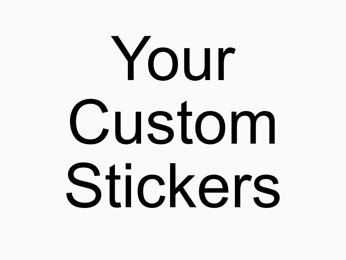 Your Custom Sticker Order Bear Cartel