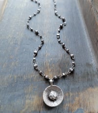 Image 3 of Antique Silver Tribal Pod Necklace