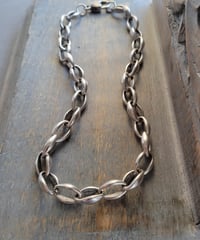 Image 1 of Chunky Silver Chain Necklace