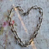 Image 4 of Chunky Silver Chain Necklace