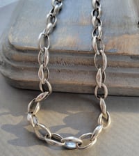 Image 2 of Chunky Silver Chain Necklace
