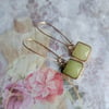 Yummy Lemon-Lime Jade Earrings  