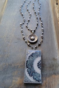 Image 5 of Classic Asian Blue Porcelain Necklace