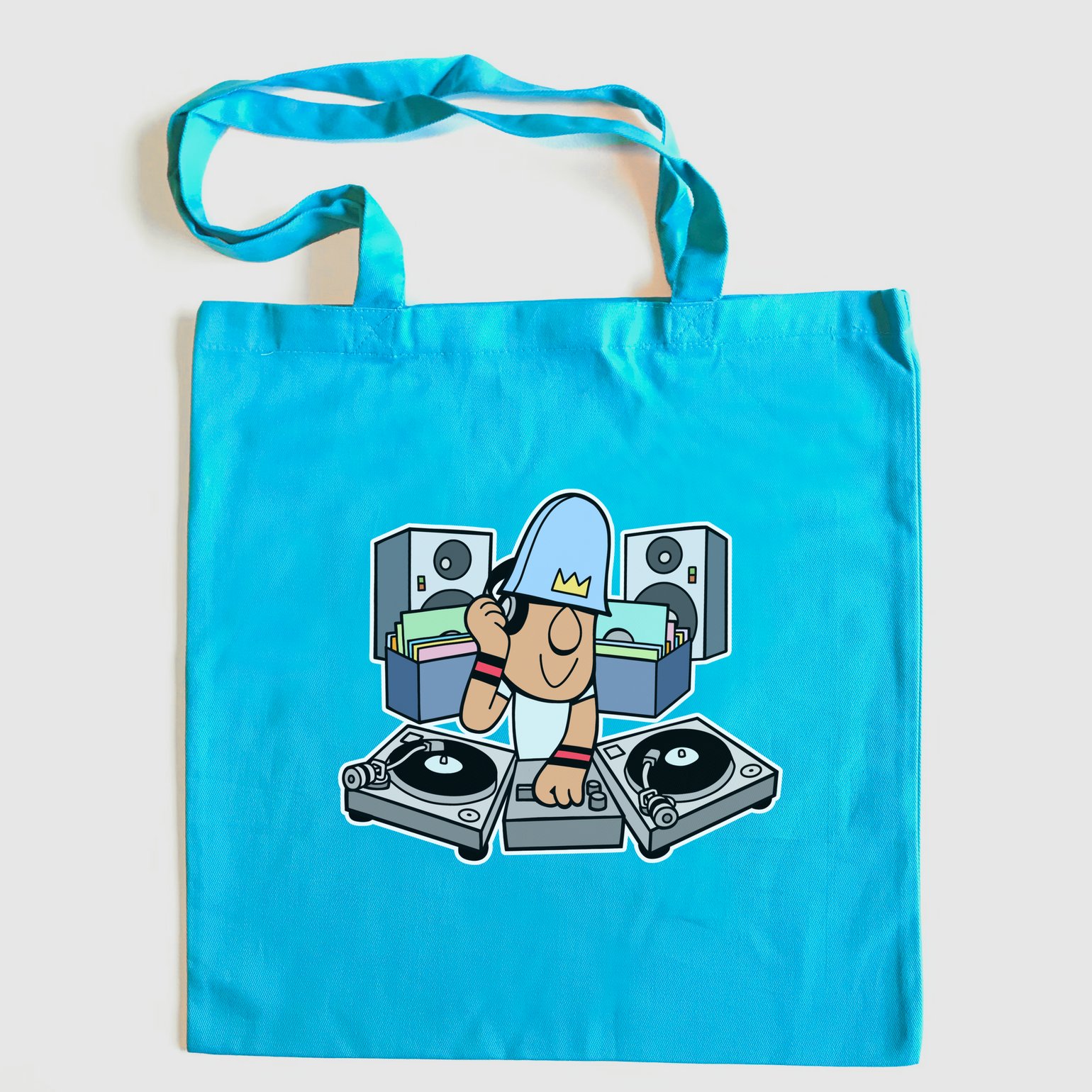 Image of DEEJAY BLUE TOTE BAG