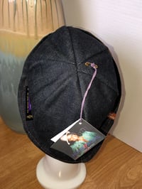 Image 4 of H.O.D. Bucket Hat Raw Japanese Denim Crown W/Reversible Soft Tan Corduroy Side