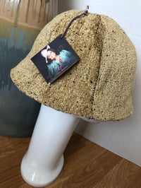 Image 2 of H.O.D. Bucket Hat Lemon Pepper Velvet Crown W/ Reversible Butter Lamb Leather Side
