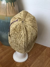 Image 3 of H.O.D. Bucket Hat Lemon Pepper Velvet Crown W/ Reversible Butter Lamb Leather Side