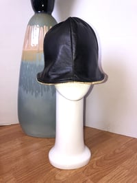 Image 4 of H.O.D. Bucket Hat Lemon Pepper Velvet Crown W/ Reversible Butter Lamb Leather Side