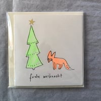 Image 1 of Weihnachtsfuchs Postkarte