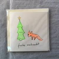 Image 2 of Weihnachtsfuchs Postkarte