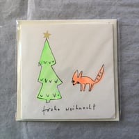 Image 3 of Weihnachtsfuchs Postkarte