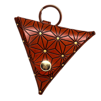 Image 1 of Triangle leather  coin purse / keychain
