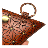 Image 3 of Triangle leather  coin purse / keychain