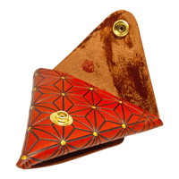 Image 5 of Triangle leather  coin purse / keychain