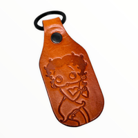 Image 1 of Betty Boop leather key chain