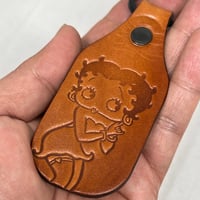 Image 3 of Betty Boop leather key chain