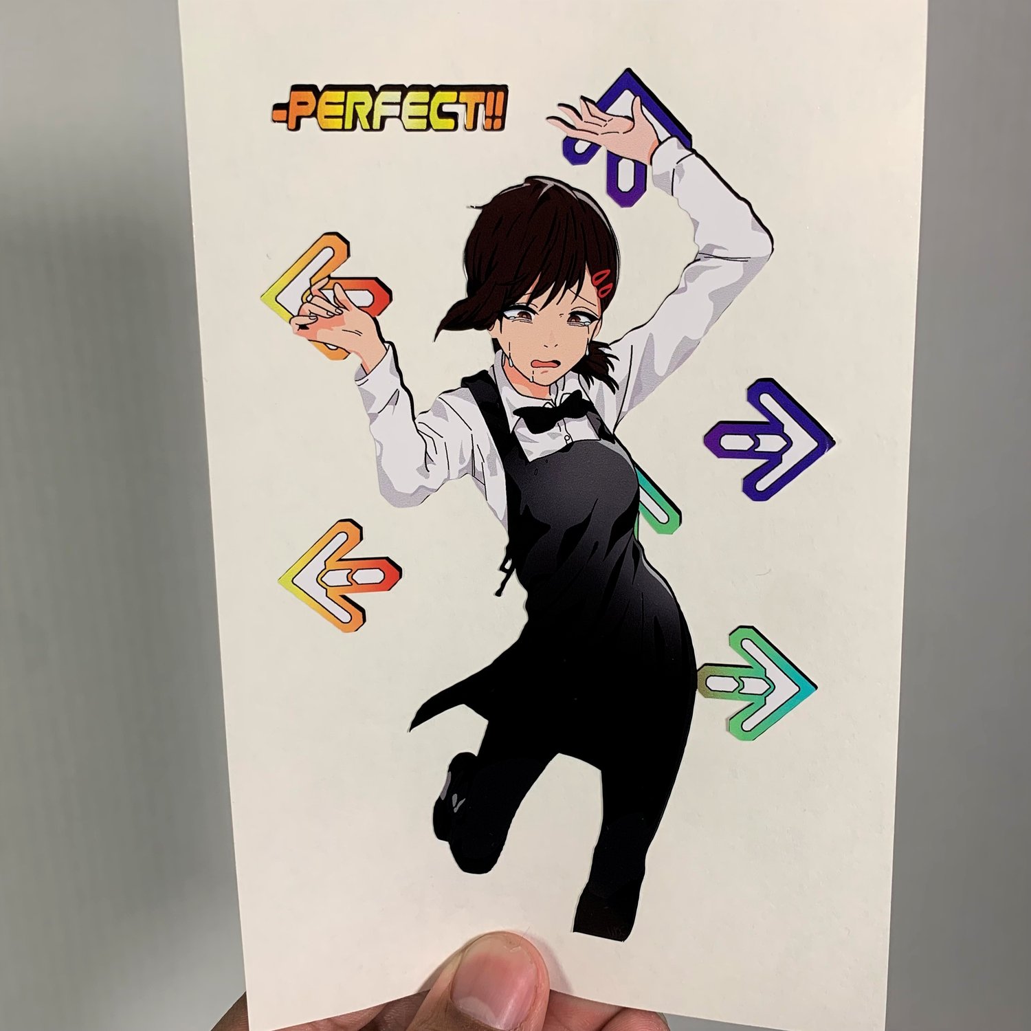 Kobeni Higashiyama Chainsaw Man Glossy Sticker Anime Appliances, Walls,  Windows!