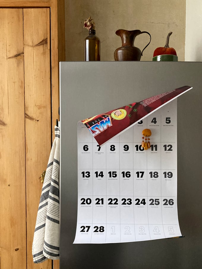 Image of LEDUSSKAPJA KALENDĀRS 2023 (UPCYCLED)  + bezmaksas piegāde Latvijā