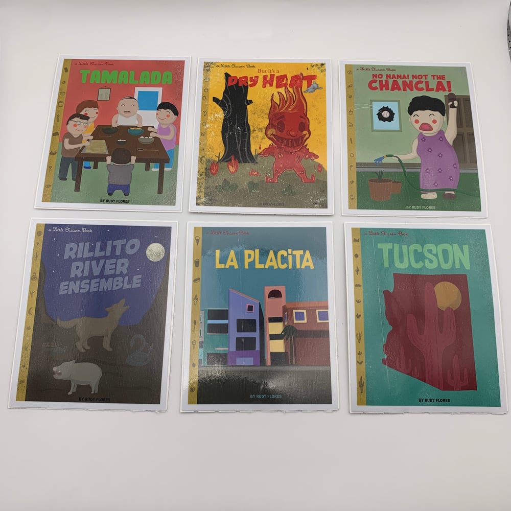 a Little Tucson Book stickers. Complete set of 24