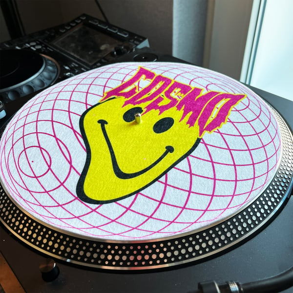 Image of Slipmat per giradischi bianco